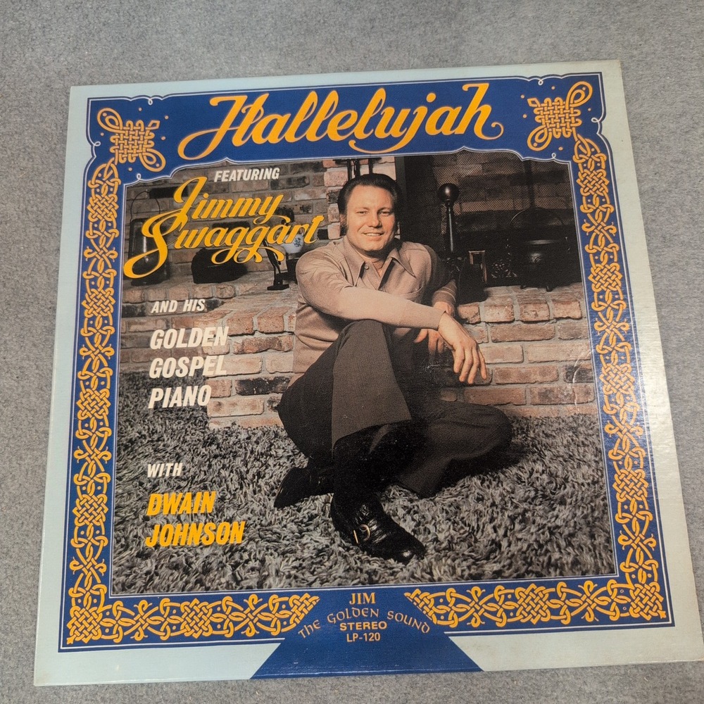 Jimmy Swaggart Hallelujah Golden Gospel Piano Vinyl LP Jim Records LP-120 Vtg - Picture 1 of 2